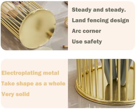 2Pcs Post sticky Note Holder + Pens Holders,Desk organizer sets,Gold Metal suit for Desk Memo,tableware,flowers,toothbrush,cute pencil holder ,Home Office decor and Accessories,Makeup Brushes Cup. - Image 7