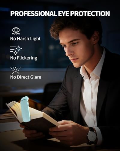 HEMONNKAM Reading Light, Rechargeable Clip-On Book Light for Bed at Night - Image 3