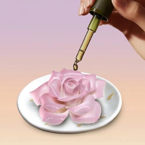 Passive Diffuser for Essential Oil-Ceramic Diffuser Non Electric Oil Diffusers for Small Mini Room, Desk Decorative, Bathroom (Pink) - Image 4