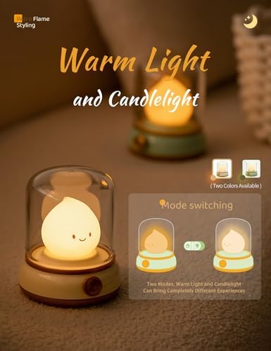WANIDEA Night Light, Cute Night Light for Kids 2 Pack (Yellow and Green) - Image 5