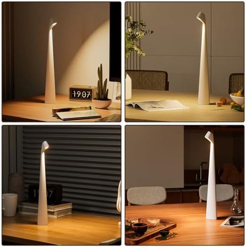 HAPYGI Cordless Rechargeable Reading Metal Table Lamp, 3-Level Brightness - Image 4