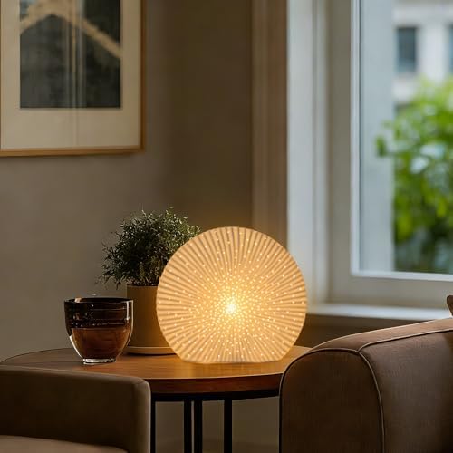 10.5"Decorative Ceramic Table Lamp Living Room,Bedroom,Corded,Bulb Included - Image 2