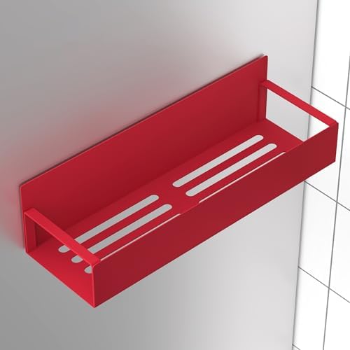HuggieGems 4 Pack Magnetic Spice Storage Rack Organizer for Refrigerator and Oven, Red Fridge Organizers and Storage - Image 6