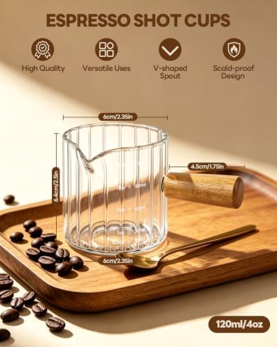 4 OZ Espresso Cups, Espresso Accessories, Espresso Shot Cups - Image 2
