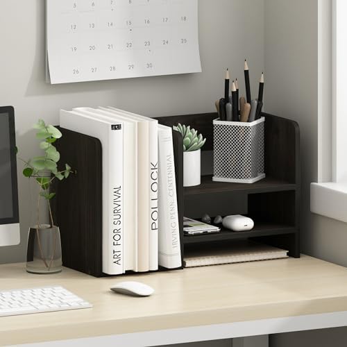 Furinno Hermite Desk Organizers, Office Organization, Black Espresso by Furinno-FitsYourSpaceFitsYourBudget