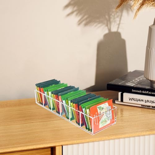 Acrylic Tea Bag Organizer Clear Teabag Holder Tea Storage Box 2 Pack - Image 7