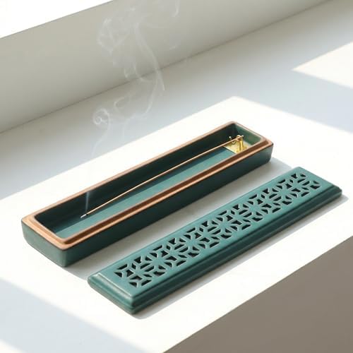 CEREMONY Incense Holder for Sticks，Ceramic Insence-Stick Holder Ash Catcher，Incense Holder Timkburner for Meditation Yoga Spa Room Decor - Image 5