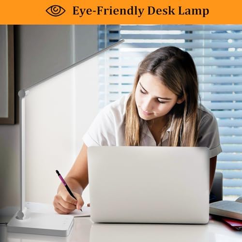 LED Desk Lamp with USB Ports,Touch Desk Lamps for Home Office with 5 Modes - Image 5