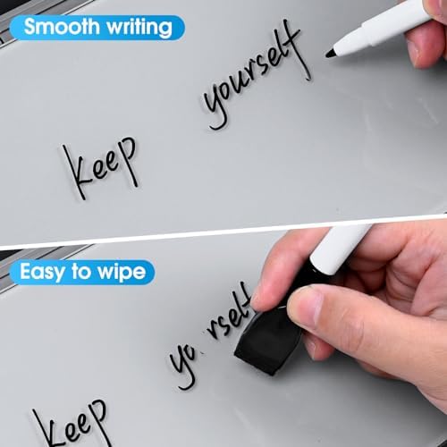 Varhomax Glass Desk Whiteboard with Wireless Charger - Image 5