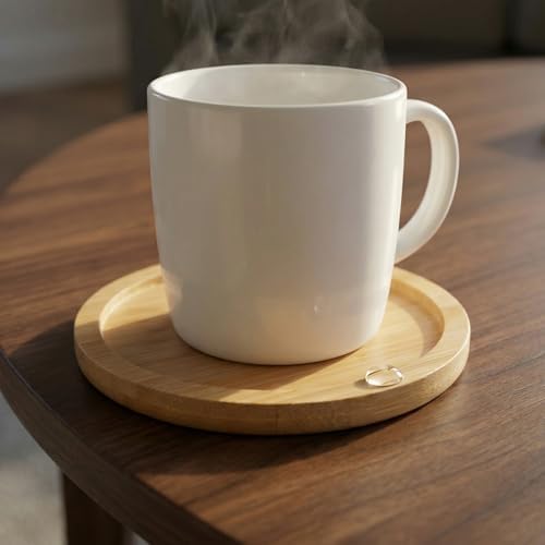 HOIGON 30 Pack Round Bamboo Coasters, 3 Inch Natural Wooden Coasters, Round Bamboo Tray Saucer Set for Drinks, Crafts, Succulents - Image 7