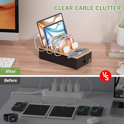 Pezin & Hulin Docking Station for Multi Devices -Natural + Black - Image 3