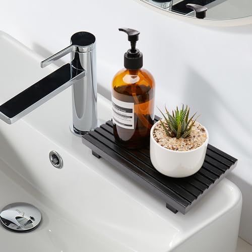 Wooden Display Risers Table Stand for Bathroom Tray Kitchen Counter Decor - Image 4