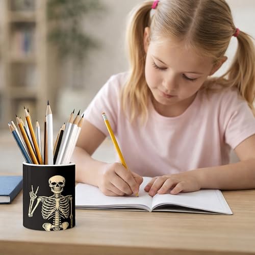 Ceramic Pen Holder Desk Accessories Brush Holder Pencil Holder Organizer - Image 5