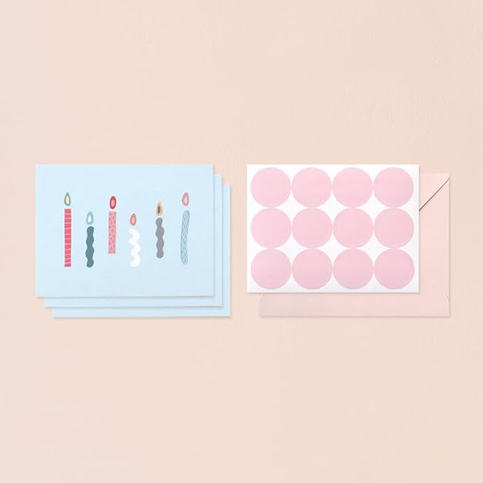 Monolike Day-by-day Card, This is for you - Mix 36 Mini Single cards, 36 envelopes, 36 stickers Package