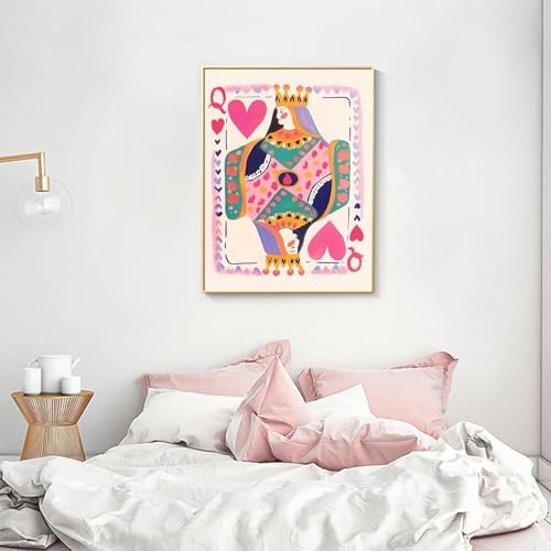 Pink Poker Diamond Art Kits for Adults Diamond Painting Kit for Beginner - Image 2