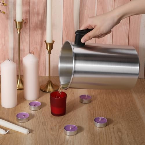 Ziliny 4 Pcs Candle Making Pouring Pot Wax Pouring Pitcher, 3 L - Image 6