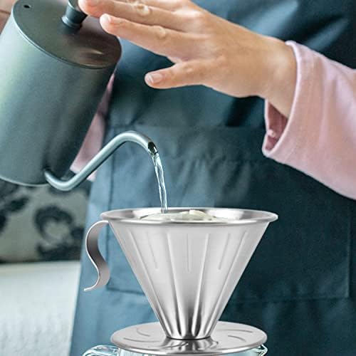 MERMOO YILAN Durable Pour Over Coffee Dripper for 1-4cups Filter Holder - Image 5