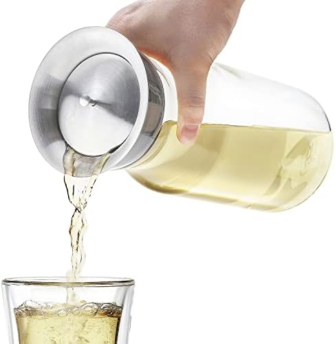 Teabloom Multi-Beverage Carafe (40 OZ / 1.2 L / 4-5 CUPS) – Brew and Serve Iced Tea, Cold Brew Tea and Fruit Infused Water – Cypress Carafe - Image 2