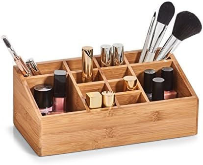 Zeller 25385 Organizer, Wood, Natural, 25.4 x 12 x 10 cm - Image 2