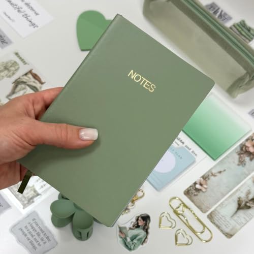 Premium Aesthetic Stationery Gift Set – 22 PCS Journal Box (Sage Green) - Image 5