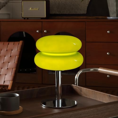 Glivpny Mushroom Lamp Table Lamp, Mid Century Modern Table Lamps (Green) by Glivpny