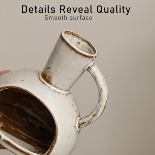 Ceramic Incense Holder, Mini Palo Santo Burner Chimney for Palo Santo Sticks, Cone Incense and Sage Smudging, Handmade Cone Incense Holder Burner for Yoga, Meditation, and Energy Cleansing (Retro 01) - Image 5