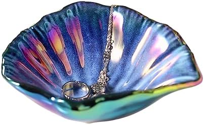 Ceramic Shell Jewelry Tray,Ring Holder,Trinket Dish,5.75 Inch by MisijuerCeamic