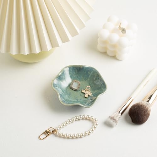Ceramic Ring Dish, Jewelry Trinket Tray for Rings and Earrings - Image 6