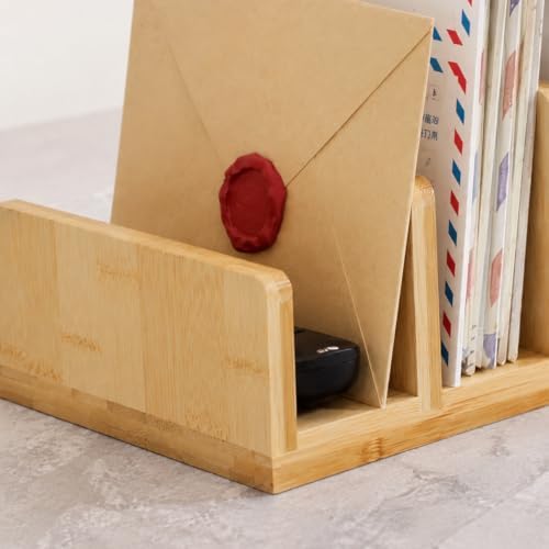 Wood Desktop Organizer, Modern Design - Image 5