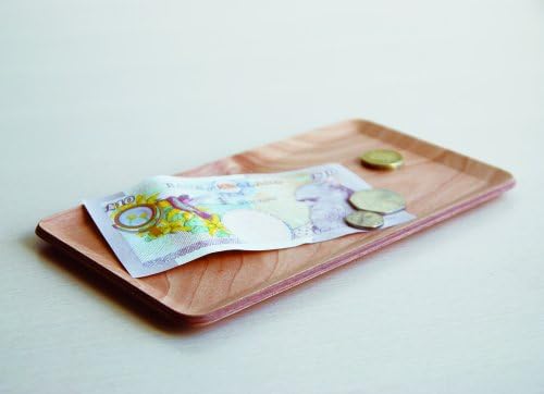 KINTO 45160 Non-Slip Tray, 8.7 x 4.7 inches (220 x 120 mm), Teak Wooden Tray - Image 4
