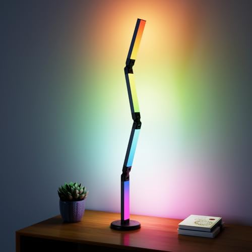 Led Desk Lamp with Atmosphere Lighting, Smart RGB LED Desk Lamp by Electight