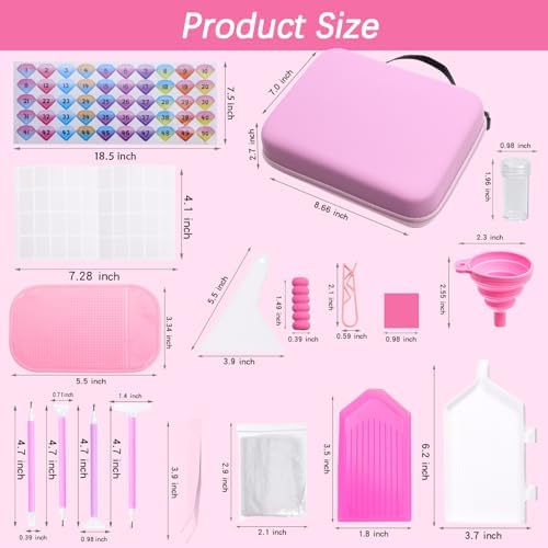 LYMUSUMI 30 Slots Diamond Art Storage Containers for Adults - Image 2