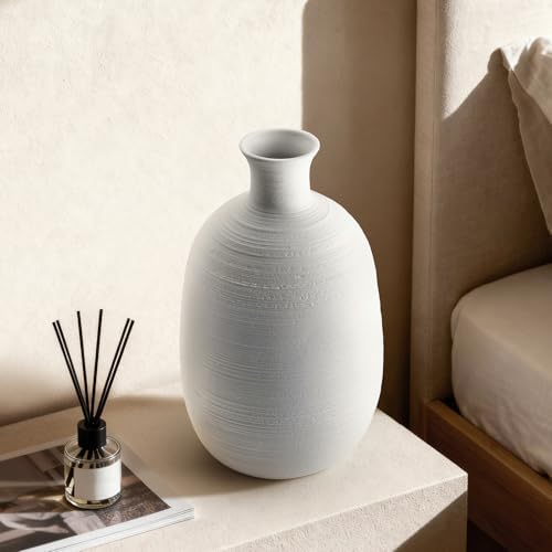 RONDURE Modern Ceramic Decorative Table Lamp Living Room Bedroom Bedside - Image 5