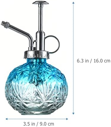 Gadpiparty Glass Plant Mister Spray Bottle Vintage Plant Watering can for Indoor House Plants Succulents and Mini Bonsai Refillable Decorative Sprayer with Ergonomic Handle 6.29 X 3.54 X 3.54 in - Image 3