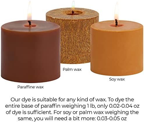 Brown Candle Dye 2 oz for Soy Candle Making – Wax Color Chips - Image 5
