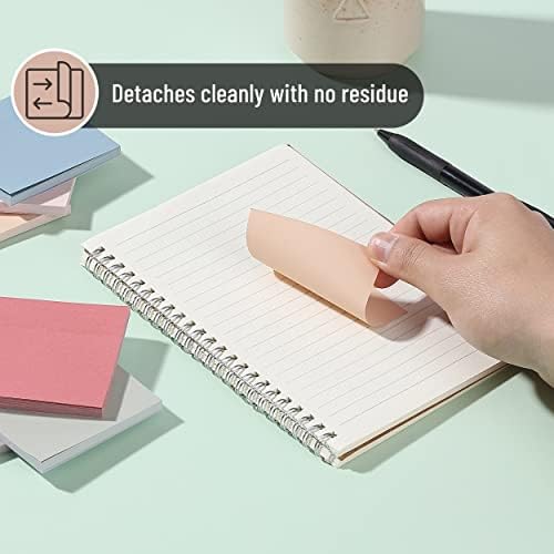 Mr. Pen- Sticky Notes, 3"x3", 12 Pads, 600 Sheets, Vintage Colors - Image 6