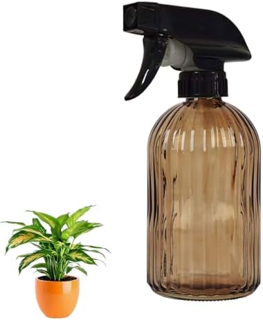 YYTSGG Glass Plant Mister Bottle, 13.5oz, Brown by YYTSGG