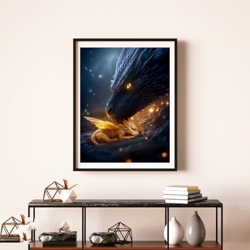 BYGFHLYW 5D Dragon Diamond Painting Kits for Adults, Diamond Art Kits - Image 2
