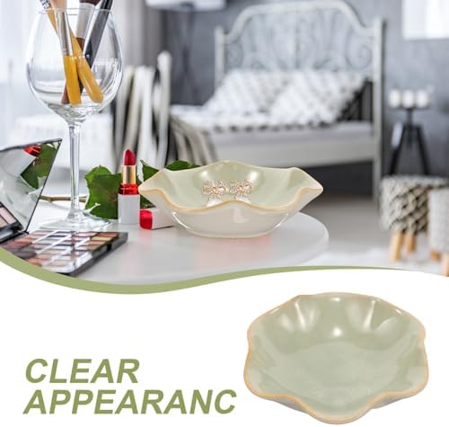 TEHAUX Light Green Ceramic Jewelry Tray for Organizing and Display - Image 5
