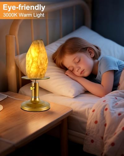 Lightdot Table Lamp for Bedroom Mid Century Modern Gold Small Desk Lamp - Image 4