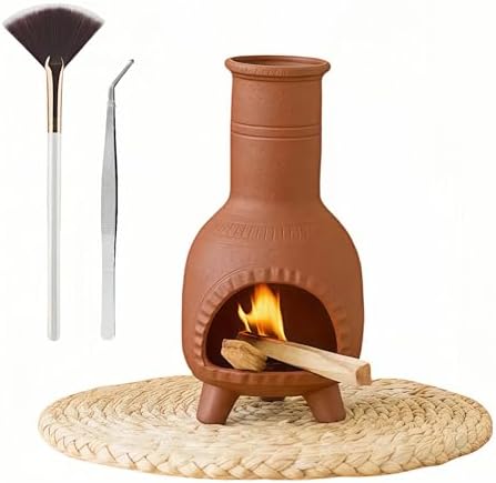 Handmade Terracotta Palo Santo Holder - Mexican Incense Burner by Unknown