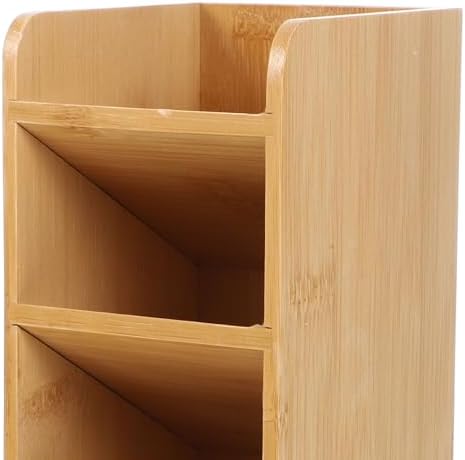 GLEAVI Wood Desk Organizer Pen Holder for Office and Home Use - Image 3