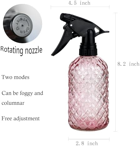 Glass Handheld Spray Bottle - 12oz Refillable Bottle - Image 2