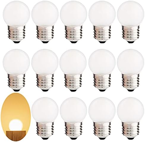 15 Pack G40 1.5W Low Wattage Led Bulb Equal 15 Watt Light Bulbs by lightinlife-DIYIdeallife