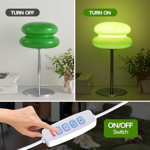 taotanra- Bread Table lamp Cream-Style Creative Bread lamp - Children's Room Night Light Birthday Gift Cute dimmable Sleep Atmosphere Light Home Decoration Item -Orange (Green) - Image 5