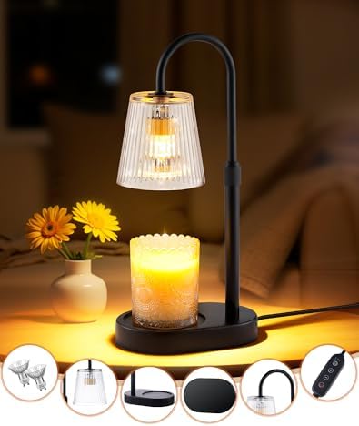 Candle Warmer Lamp with Timer Dimmable - Birthday Gifts for Women Mom House Warming New Home Decor Wax Melt Warmer for Jar Candles - Image 6
