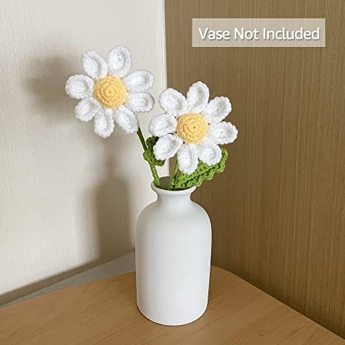 Lily's Lyric Flower Crochet Kit | Sunflower & Daisy Flower | Step-by-Step Video Tutorial for Adults Teenagers | DIY Home Decoration Craft Table Centerpiece - Image 5
