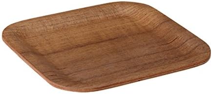 KINTO 45157 Non-Slip Tray, 6.3 x 6.3 inches (160 x 160 mm), Teak by Unknown