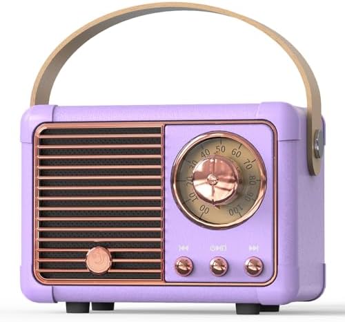 PRUNUS J-999 Retro Bluetooth Speaker,Vintage Decor Mini Wireless Speaker by PRUNUS