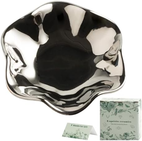 BEUNAIZER Jewelry Dish Tray, Ring Dish, Ceramic Trinket Tray, Key Bowl by BEUNAIZER